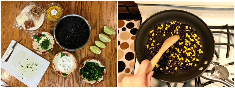 Cooking with Home Chef Cooking with Home Chef
