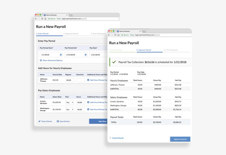 Patriot payroll software Patriot payroll software