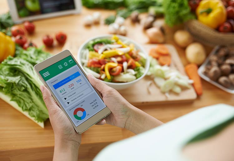 Mobile app for diet Mobile app for diet